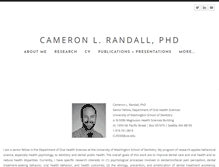 Tablet Screenshot of cameronlrandall.com